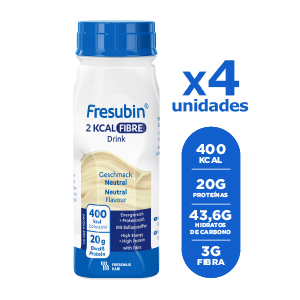 Fresubin 2kcal fibre drink neutral ( Pack de 4 Unidades) Pronto Vencimiento (31.08.2026) Fresubin 2kcal fibre drink neutral ( Pack de 4 Unidades) Pronto Vencimiento (31.08.2026)