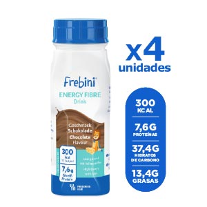 Frebini energy fibre chocolate 200 ml (Pack de 4 Unidades) Frebini energy fibre chocolate 200 ml (Pack de 4 Unidades)